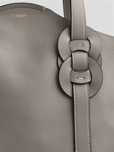 chloe small darryl tote|Chloé Darryl Small Leather Tote .